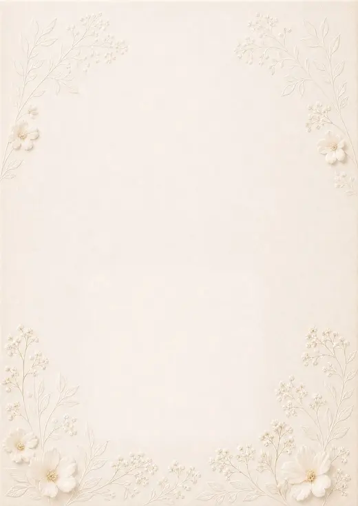 Floral Ivory QR