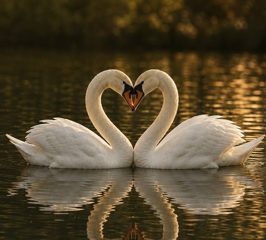 Swan Heart — Golden
