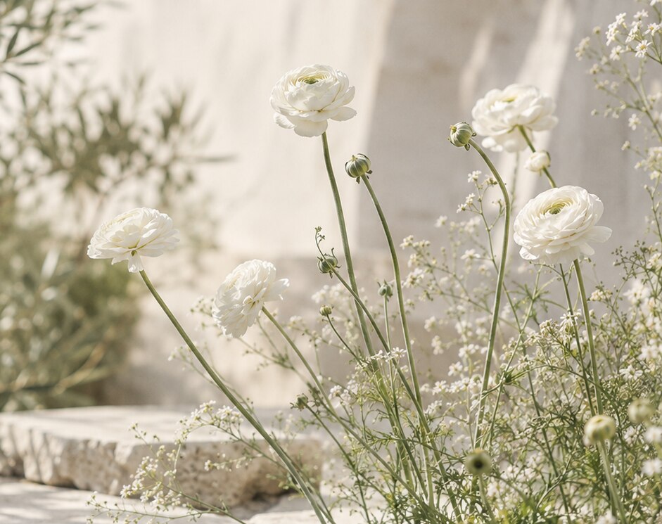 White Ranunculus